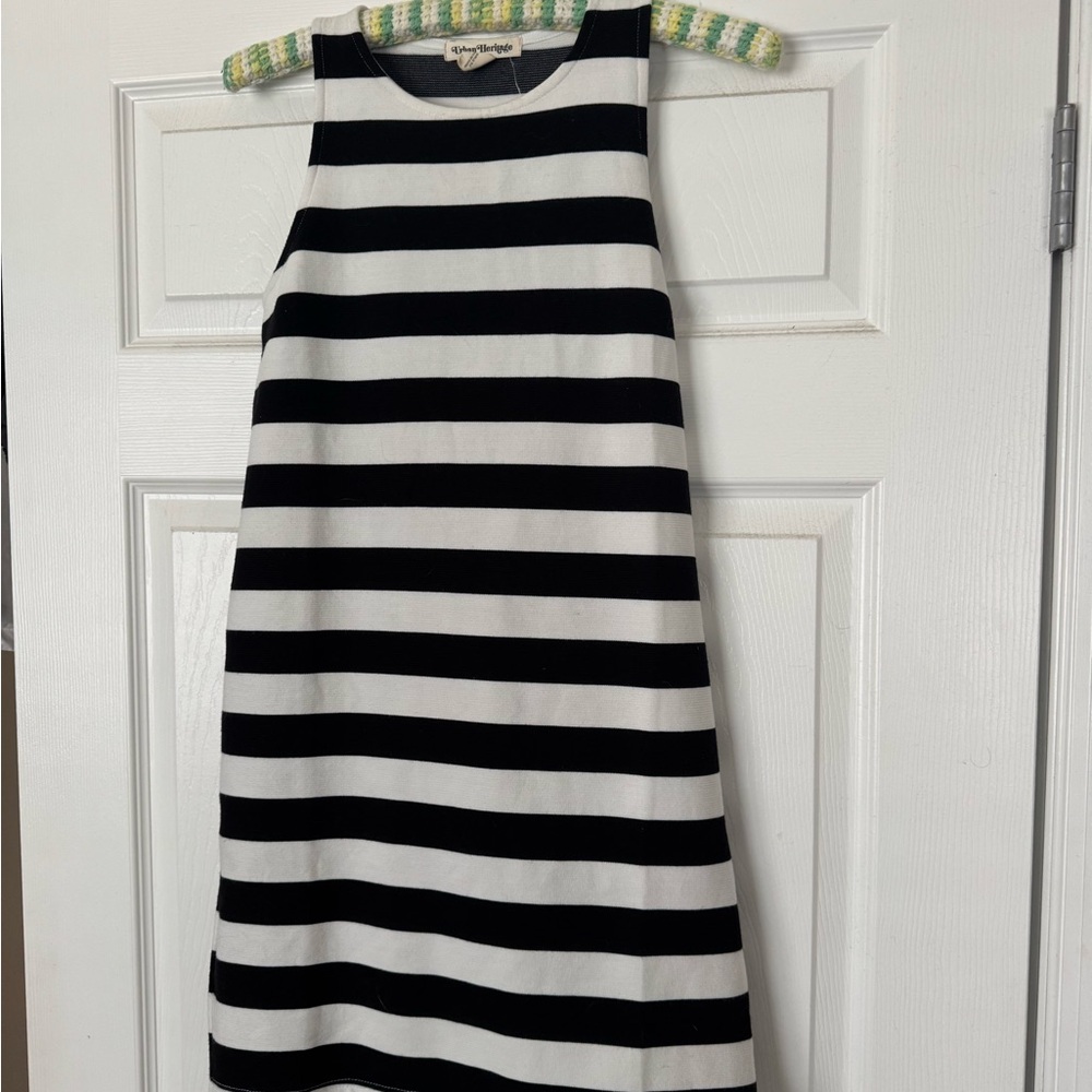 Urban Heritage Navy and White Stripped Dress
